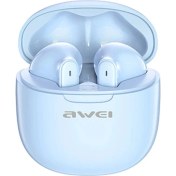 Resim Amorus Aweı T68 4 Mikrofon Enc Gürültü Önleyici Bluetooth Kulaklık Hifi Ses Kulaklıkları - Mavi (Yurt Dışından) 