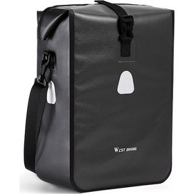 Resim Bisiklet Arka Koltuk Çantası Bisiklet Sürüş Saklama Çantası Büyük Kapasiteli Bisiklet Rafı Koltuklar Bagaj Çantaları Seyahat Bagaj Çantası Bisiklet Çantası Siyah Siyah 