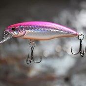 Resim 1 adet 4.3g/6cm Wobbler Swimbait, Sert Yem Jerkbait, Batan Minnow Balıkçılık Yemi 