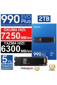 Resim Samsung 2TB 990 EVO PLUS MZ-V9S2T0BW NVME 2.0 SSD 