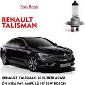 Resim Bosch Renault Talisman 2015-2020 Arası Ön Kısa Far Ampülü Sarı Renk 