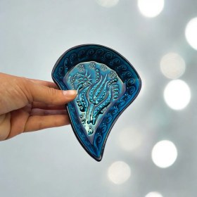 Resim Sharp & Art Otantik Desenli 7 Parça Kahvaltılık ve Çerezlik Sunum Seti 