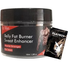 Resim Buğz Belly Fatburner Yağları Eritmek Için Masaj Bakım Kremi 100 Ml+1 Adet Jel ile 