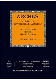 Resim Arches Suluboya Defteri Blok Rough 300 G 29x42 Cm. 12 Yp 