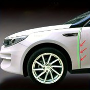 Resim Araba A-Sütunu Sızdırmazlık Şeritleri - Z-Şekilli Ses, Rüzgar & Toz Yalıtımı için - Ön Kapı Sol & Sağ Boşluk Contaları 