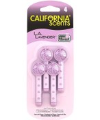 Resim California Scents® Vent Stick "LA Lavender " Kalorifer Geçme Koku 4'lü Set 