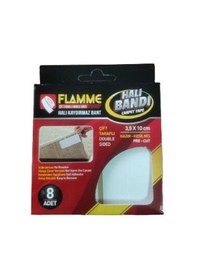 Resim Flamme Halı Kaydırmaz Pedler 8 Adet Renkli 