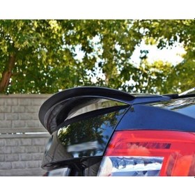 Resim Oled Garaj Octavia 2013-2020 İçin Uyumlu RS Spoiler Piano Black 