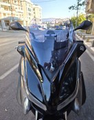 Resim MOTOCAM Yamaha Xmax 250 Uyumlu Siperlik Ön Cam 2014-2017 Model 36cm Füme Renkli 4mm SPORTİF 