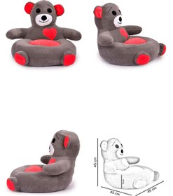 Resim TOKKO Premium Dörtlü Set Uyku Fili Peluş Ayıcık Çocuk Koltuğu Antibakteriyel 4'lü Set 