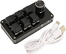 Resim Sxhlseller 6 Tuşlu Mini Tuş Takımı, Kendin Yap Programlanabilir Klavye, Çıkarılabilir USB Kablosu, RGB Arka Aydınlatmalı OSU Oyun Tuş Takımı, Taşınabilir Mekanik Klavye 