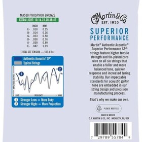 Resim AyrStore MA530 Otantik Akustik SP Fosfor Bronz Ekstra Hafif (10 47) 