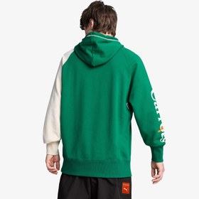 Resim Puma X Carrots Hoodie Unisex Yeşil Hoodie 