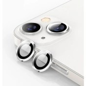 Resim Bzontech Apple iPhone 13 Mercek Lens Kamera Koruyucu Gri 