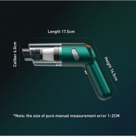 Resim CBTxGlobal Kbn-010 10000pa Güçlü Araç Akülü Elektrikli Süpürge El Temizleme Aracı, Özellik Beyaz 