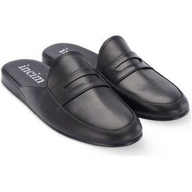 Resim Bossy Erkek Siyah Lüks Rahat Hafif Konforlu Misafir Ev Terlik Siyah 