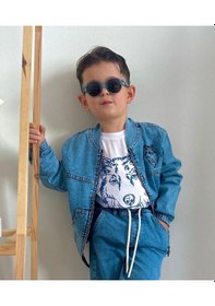 Resim Yeni-unisex 12-36 Ay Polarize Ve Uv Korumalı Mavi Çocuk Güneş Gözlüğü Mavi 