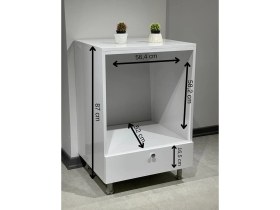 Resim Sezer Mobilya Üstü Kapalı Altı Kapaklı Ankastre Fırın Dolabı 