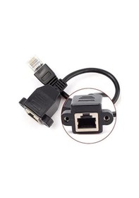 Resim Rj45 Cat5 Cat6 Dişi Erkek Çevirici Koruyucu Adaptör 