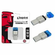 Resim Kingston Fcr-Ml3C Mobilelite Duo 3C Usb3.1+Type C Sd-Micro Sd Kart Okyucu Kingston