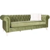 Resim 3A Mobilya Long Green Chesterfield 
