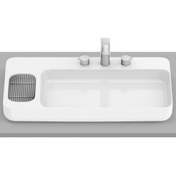 Resim Roca Infinity Tezgah Üstü Lavabo Beyaz 800 X 420 Mm 