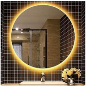 Resim GLOBAL LED MIRROR 70 Cm Yuvarlak Ledli Ayna Banyo Aynası Dekoratif Ayna Boy Ayna Salon Duvar Ayna 