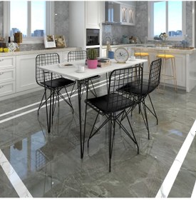 Resim Knsz masa sandalye takımı hem75mazlum byzsyh 100*070 4 sandalye s 