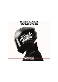 Resim Vertigo Yazılı Kask Sticker Tüm Kasklar Uyumlu Tek Yön 1 Adet Beyaz 