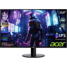 Resim Acer SB241Y 23.8" 75 Hz 1 MS FSync Full HD IPS UM.QS1EE.001 Monitör (DOA Ürünü) Acer