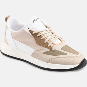 Resim Avva Erkek Beyaz Süet Görünümlü Esnek Taban Sneaker A22y8042 