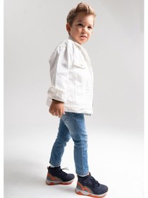 Resim Mnpc Erkek Çocuk Lacivert Hakiki Deri Suya Dayanıklı Anatomik Günlük Bot 25k3b11062324 Lacivert 