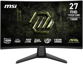 Resim MSI 27 MAG 274CF X24, Gaming Monitör, FHD, 16:9, Curve 1500R, Rapid VA, 240Hz, 0.5ms, FreeSync Premium 