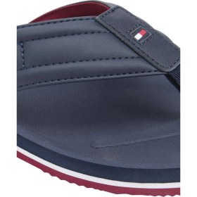 Resim Tommy Hilfiger Tommy Hılfıger Erkek Marka Logolu Günlük Kullanıma Uygun Lacivert Terlik FM0FM05801 Dw5 