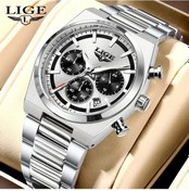 Resim Fochsia Lıge Erkek Kol Saati Çok Fonksiyonlu Takvimli Kronograf Paslanmaz Çelik Gümüş Diğer 