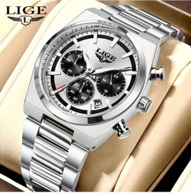Resim Fochsia Lıge Erkek Kol Saati Çok Fonksiyonlu Takvimli Kronograf Paslanmaz Çelik Gümüş Diğer 