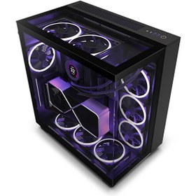 Resim Nzxt H9 Elite CM-H91EB-01 Siyah ATX Oyuncu Kasası Nzxt