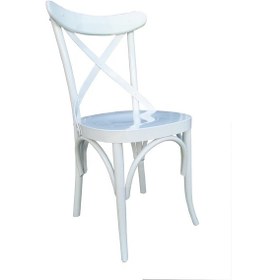 Resim Bengimobilya Sandalye Çapraz Model Kayın Torna Retro Ayak El Yapım 