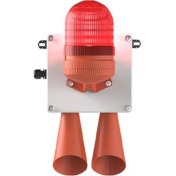 Resim Mesan LED Multifonksiyon 2x 43 Ses Siren MS 5805 Kırmızı 110-220VAC 