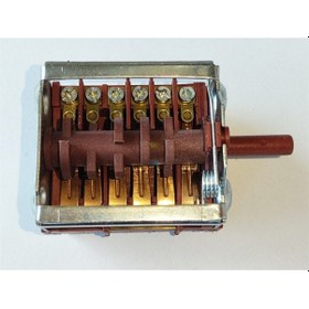 Resim Ankastre Fırın Anahtarı 7-7 Metal Polyemit Çevirmeli Şalter - 540879724 