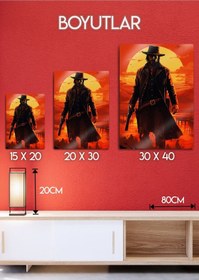 Resim Parlak Metal Baskı Tablo - Rdr2, Red Dead Redemption 2, Oyun 4k Baskı Tablo 