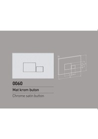 Resim Nkp Kumanda Paneli Gömme Rezervuar Buton 0060 