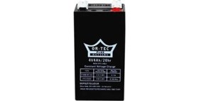 Resim Or-Tec Bakımsız Kuru Akü 4V 4AH 0.45 kg Işık ve Terazi Sistemleri için Standart Özellikler 