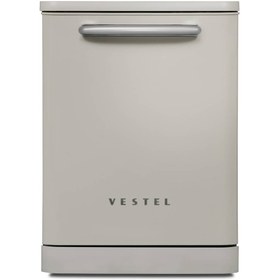 Resim Vestel BM 5011 Retro Bej Bulaşık Makinesi 