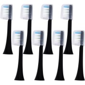 Resim 8pcs Xiaomi Soocas V1X3/X3U X1/x3/x5 Elektrikli Diş Fırçası Başları Siyah (Yurt Dışından) 