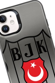 Resim Beşiktaş Büyük Arma Bayrak Premium Telefon Kılıfı - iPhone 11 
