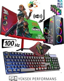 Resim DMC N90x (GTA 5) I7-860,16gb Ram,256gb Ssd,4gb Gt740 Ekran Kartı,24"curved Oyuncu Masaüstü Bilgisayar 