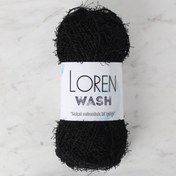 Resim Loren Wash Siyah El Örgü İpi - R004 - 34041 