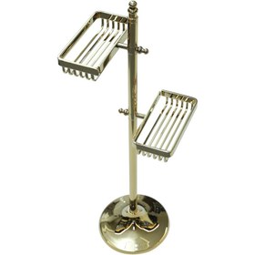 Resim Ayaklı Set 2'li Set Şampuanlık 6240 - PVD Gold 