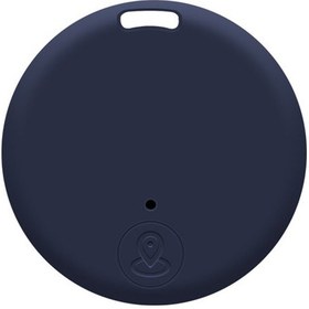 Resim Hfambition Mavi Yuvarlak Bluetooth 5.0 Takip Cihazı, İki Yönlü Alarm, Akıllı Konum Belirleme, Anahtar-çanta-küçük Eşya Kayıp Engeli 